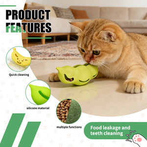 <b>Interactive</b> silicone pet <b>toys</b> teeth cleaning leak food <b>cat</b> chew <b>toys</b> food storage <b>toys</b> pet supplies - Product Image 5