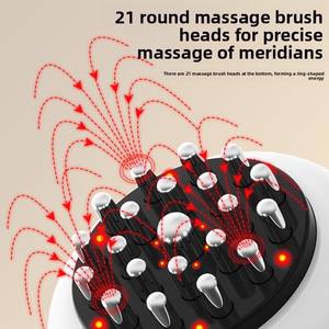 Masseur électrique sans fil à distance pour les méridiens - Outil de modelage corporel, drainage lymphatique, anti-fatigue, chauffant, fabriqué au Guangdong - Product Image 2