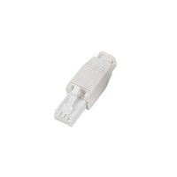 Adaptateur jack trapézoïdal RJ45 sans outil connecteur UTP pour prise modulaire Cat6 Cat5e avec contacts en cuivre pour l'installation réseau