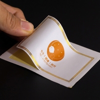 Autocollants d'emballage imperméables personnalisés imprimés sur mesure, étiquettes de produits avec logo personnalisé pour la promotion et l'utilisation en épicerie