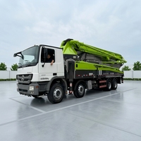 Pompe à béton diesel Zoomlion 50m montée sur camion, structure durable, fiable, EURO 5, pour projets d'ingénierie