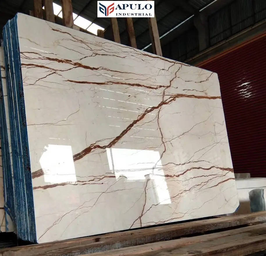 Beige marble brown veins marble