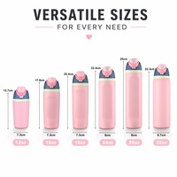 Bouteille d'eau sport isotherme en acier inoxydable avec logo personnalisé, 19oz, 24oz, 32oz, double ouverture, idéale pour les enfants et les voyages, garde au chaud