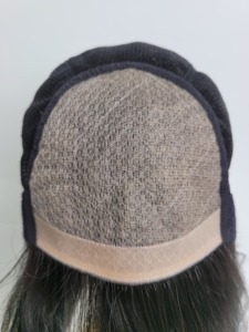12 Inch Long Straight Human Hair Wig Clip In Natural Black <b>Brown</b> Lightweight Versatile Chemo Cap By WIGTS Premium - Product Image 5