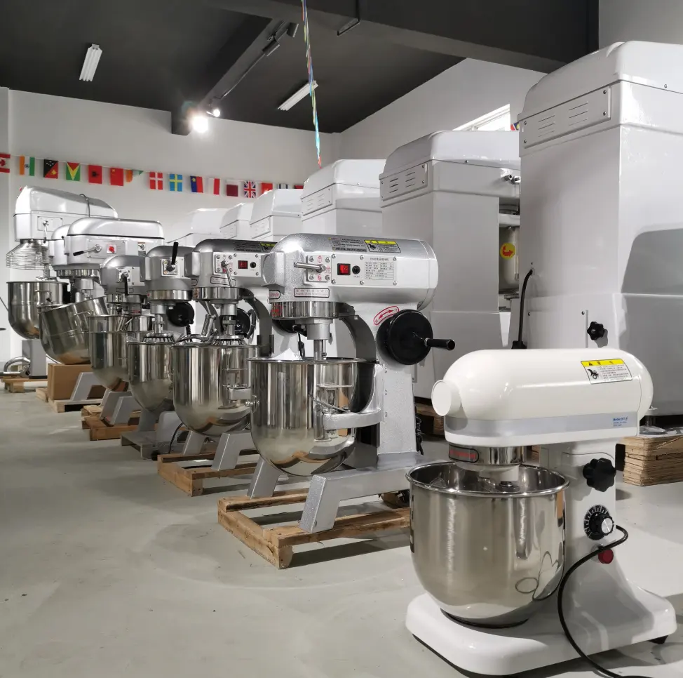 7L 10L 20L 30L 40L 50L 60L 80L Electric Multi-Function Kitchen Bakery Machine Planetary Mixer