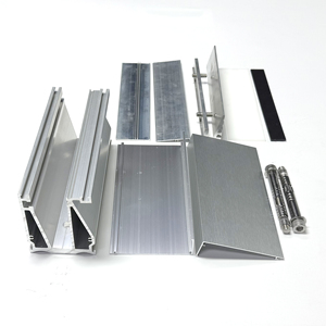 ชุดรางราวบันไดกระจกช่อง U ทำจากอลูมิเนียมใช้ในร่ม - Product Image 6