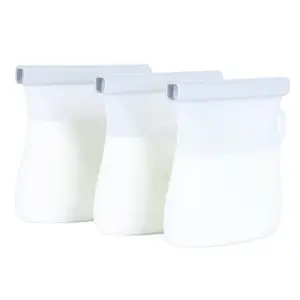 Eco Friendly Baby Reusable Silicone Breastmilk Cooler Bag Bpa Free Breast Milk Storage Bag