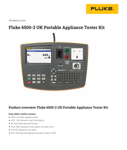 6500-2便携式设备测试仪，带自动测试TruTest USB数据导出快速一触式绝缘接地焊RCD泄漏 - Product Image 4