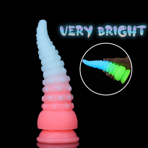 Lumineux Tentacule Animal Dilatation Anale Gode G-Spot Liquide Silicone Monstre Développer <span class=keywords><strong>Anal</strong></span> Butt Plug Pour Les Femmes Dispositif De Masturbation - Product Image 6