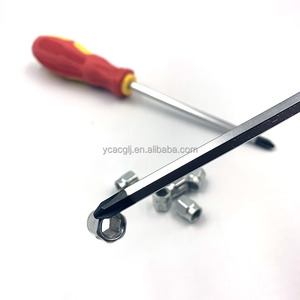 <strong>Customized</strong> Star Shaped Flat Head Ph2 Short Multi Red <strong>Handle</strong> <strong>Screwdriver</strong> Set <strong>Screwdriver</strong> 4 Inches 6 Inches 8 Inches - Product Image 4