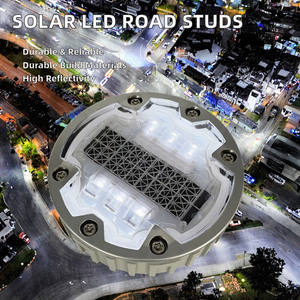 143 мм солнечные дорожные шпильки с 6-шуруповертом и встроенным светодиодом 143*47 мм IL300 Солнечный Дорожный предупреждающий маркер - Product Image 3