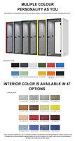 Cabine de bureau insonorisée à montage rapide, en kit, avec structure en aluminium, design moderne, éclairage LED, cabine téléphonique de bureau