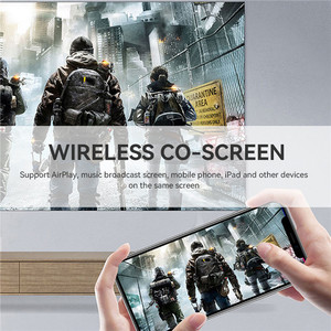 Sainyer X8-D HD thông minh máy chiếu wifi không dây <span class=keywords><strong>Android</strong></span> điện thoại di động 720p ba chiều LED 4K video Cinema máy chiếu - Product Image 5