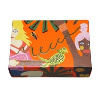 Boîte en papier kraft ondulé de luxe pour bonbons, avec logo personnalisé imprimé, décoration pliable, pour cadeaux, aliments, cosmétiques
