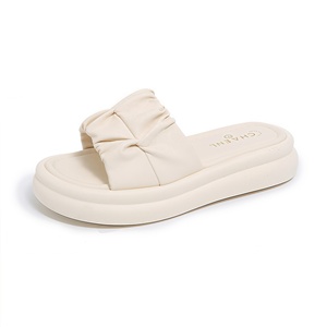 Sandales plates respirantes pour femmes, pour l'été, la plage et les sorties quotidiennes, pantoufles décontractées avec plateforme - Product Image 6