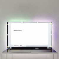 Nuevo Panel LCD de Repuesto para Laptop de 15.6 Pulgadas, Delgado, 30 Pines, HD, Marco Estrecho, Brillante, Compatible con Realidad Virtual, B156XTN08.0 NT156WHM-N44