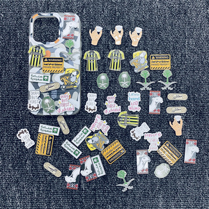 Saudi tùy chỉnh <span class=keywords><strong>Pin</strong></span> Maker logo nhà sản xuất kim loại Sticker <span class=keywords><strong>Pin</strong></span> kim loại ve áo men pins cho điện thoại di động vỏ điện thoại - Product Image 2