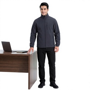 Men's Breathable <b>Waterproof</b> Canvas <b>Jacket</b> <b>Warm</b> Outdoor Zipper Closure Windproof Sports Autumn Hooded Stand Collar - Product Image 1