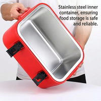 Ensemble de 4 glacières rectangulaires en acier inoxydable de 8L, 15L, 28L, 40L – Glacières mobiles robustes pour l'extérieur