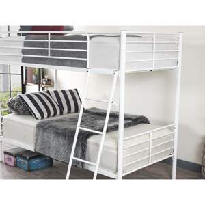 Cama litera metálica moderna TULIP de dos plazas con estructura de acero ajustable para hoteles y escuelas - Product Image 2