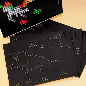 Set di 20 Modelli Ricaricabili in Plastica a Tema Animale per Lavagna Luminosa Creativa e Giocattoli Educativi con Schermo Magico per Bambini dai 3 ai 6 Anni - Product Image 3