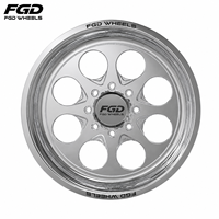 Jantes forgées FGD 8 10 trous avec capuchons flottants 24x12 24x14 26x12 26x16 26x14 8x6.5 8x170 8x180 pour F250 Chevy Ram 3500
