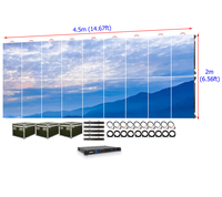 Pantalla LED de Pared para Interiores P2.604 de 2.6mm para Eventos con HDR10+, Brillo de 1500-1600cd y 5 Años de Garantía