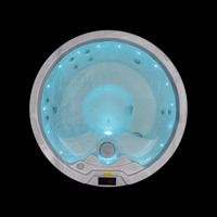 Spa extérieur moderne et portable pour 4-5 personnes, en acrylique, autoportant, avec système de contrôle Balboa, 12 jets, pour usage hôtelier