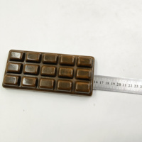 Barre de chocolat simulée colorée en PU, jouet amusant à presser, anti-stress, accessoire décoratif, cadeau unisexe