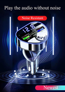 Hot bán xe USB sạc FM MP3 Máy nghe nhạc vòng trái tim xe sạc điện thoại tương thích - Product Image 4