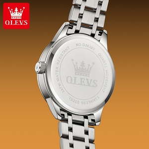 <span class=keywords><strong>Montre</strong></span> pour homme OEM 3638, horloge multifonctionnelle, bleu dégradé <span class=keywords><strong>or</strong></span>, luxe, strass, montres à quartz pour affaires - Product Image 2