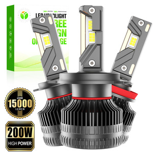 Bombillas LED de Repuesto para Vehículos Ultimate Projector Match 200W 15000Lm 6500K 12-24V 9012 A10 para Mejoras de Iluminación Personalizadas de Primera Calidad - Product Image 1