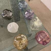 Lustre en verre à bulles coloré, style d'art intérieur, décoration, éclairage domestique, villa, escalier, lustres