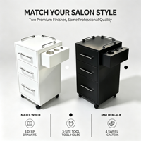 Chariot de rangement mobile pour salon, 3 tiroirs, sur roulettes, couleur personnalisée OEM, fournisseur d'armoires à outils, directement de l'usine