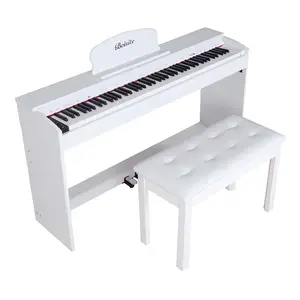 OEM duráveis papelão preto 281 88-teclas do piano digital