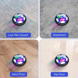 Jeu de buts de ballon de football de hockey stationnaire rechargeable 3 en 1 Jouet de sport flottant à DEL pour enfants avec 2 buts - Product Image 6