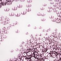 Perles de strass à coudre YAXI, 6 mm, en améthyste claire, en résine époxy, à dos plat, trou central, pour pendentifs et fournitures de bijoux