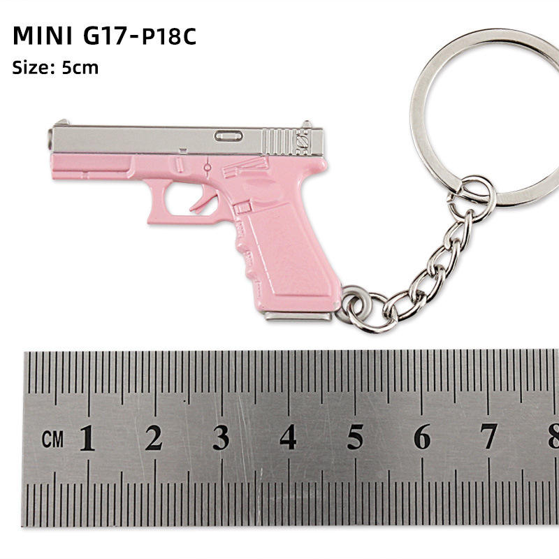 5cm mini p18c glock hp-argent rose