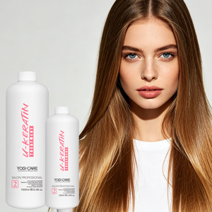 Crème lissante à la kératine sans formaldéhyde pour salon professionnel, fournisseur de soins capillaires à la kératine - Product Image 1