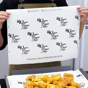 Custom Design Greaseproof Food Grade Deli Wrapping <b>Paper</b> Eco-Friendly Disposable Baking Kraft <b>Paper</b> Virgin Wood Pulp Cooking - Product Image 1