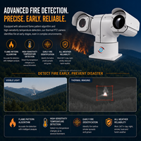 Caméra thermique PTZ longue portée haute précision pour la prévention des incendies de forêt et l'analyse de la santé des arbres