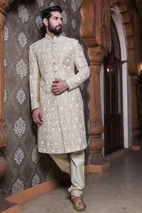 Sherwani pour hommes de créateur de luxe | Élégante tenue de mariage et de fête indienne et pakistanaise - Product Image 2