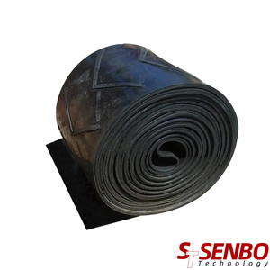 Sabuk konveyor karet Chevron penanganan bahan tingkat makanan EP panjang kustom - Product Image 3