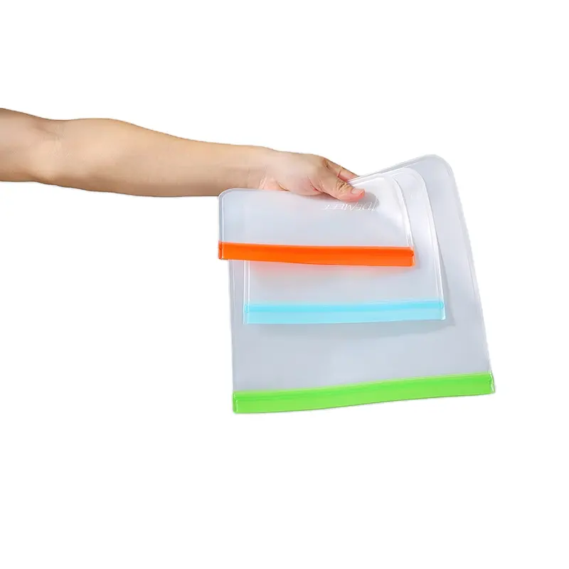 Üreticiler özel baskı yüksek kaliteli PEVA plastik ambalaj yiyecek çantası ambalaj
