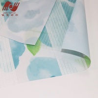 Vente en gros de stores de jour et de nuit en tissu zèbre à rouleau en polyester imprimé 100% horizontal réglable pour le centre de la maison