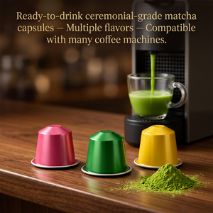 Cápsulas de Té Verde Matcha con Receta Personalizada, Cápsulas Individuales para Preparar Té, Venta al por Mayor, OEM, Marca Privada Personalizada - Product Image 1