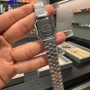 Reloj de Pulsera de Acero Inoxidable de Lujo para Mujer, Caja Cuadrada con Esfera con Índices Romanos, Movimiento Clásico, Estilo Ejecutivo, longinesing - Product Image 3