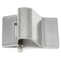 Charnière de porte accordéon pour serrure de panneau de boîte en fer blanc en acier inoxydable et alliage de zinc avec cylindres pour boîte à outils