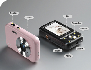 Trẻ Em Di Động Máy Ảnh Kỹ Thuật Số Tốt Món Quà Giá Rẻ Cho Chàng Trai Cô Gái Đầy Màu Sắc HD Video Ghi Âm 1080P Độ Phân Giải Hỗ Trợ TF Thẻ Nhớ - Product Image 5