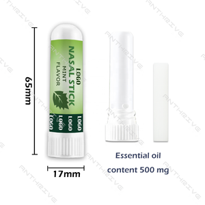 Antrive <span class=keywords><strong>OEM</strong></span> nhãn hiệu riêng xách tay mũi dính với Bạc Hà tinh dầu hương liệu tự nhiên <span class=keywords><strong>inhaler</strong></span> cho dễ thở - Product Image 2